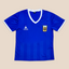 Argentina Jersey Retro Away 1986
