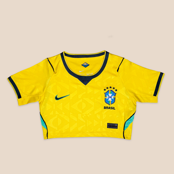 Brazil 2026 HOME Crop Top